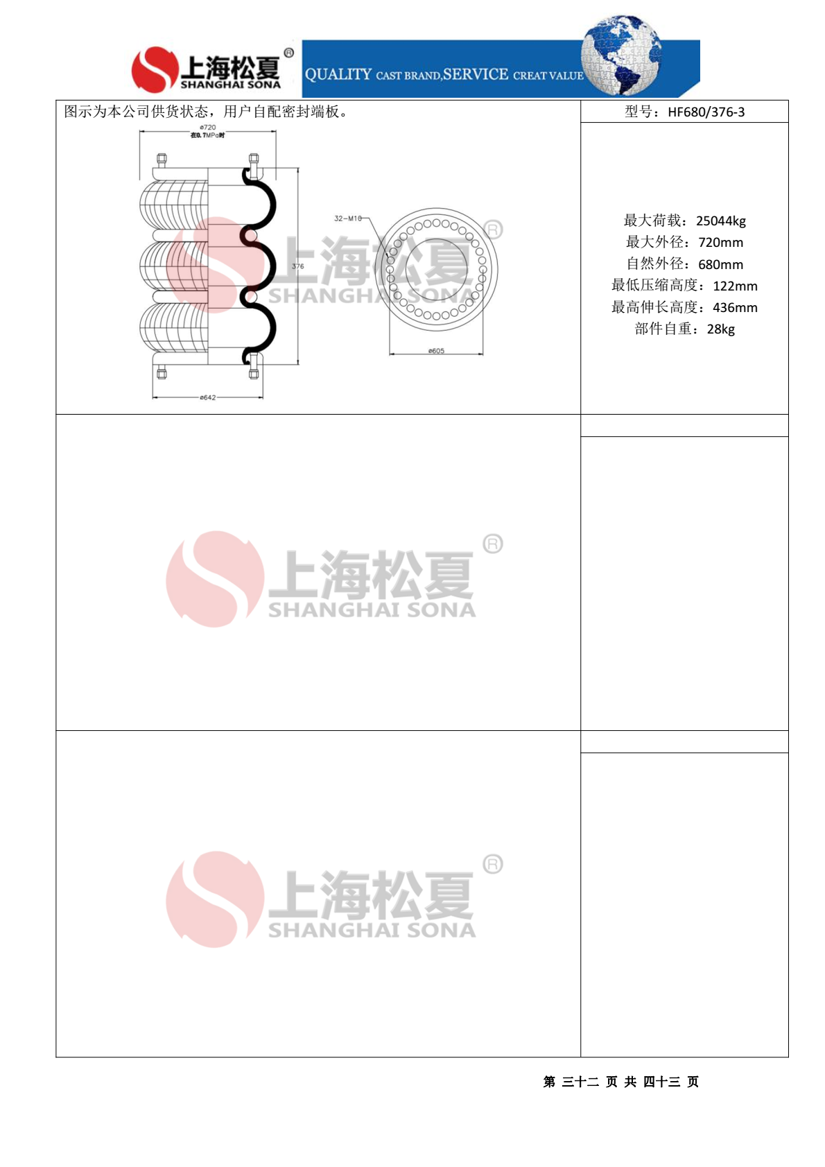 HF235/152-2法蘭式橡膠氣胎 設(shè)備調(diào)偏專(zhuān)用